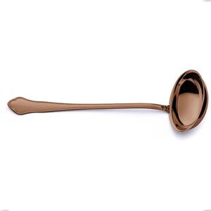 Domus Chocolate Ladle, 18/10 Stainless Steel, Length 290 mm Thickness 3 mm PVD Chocolate Treatment