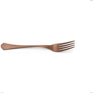 Domus Chocolate Serving Fork, 18/10 Stainless Steel, Length 240 mm Thickness 3 mm Chocolate PVD Treatment