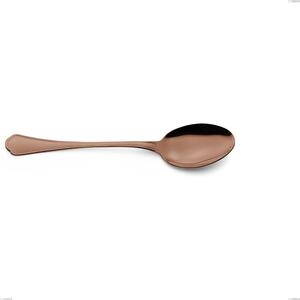 Domus Chocolate Serving Spoon, 18/10 Stainless Steel, 240 mm Length 3 mm Thickness, Chocolate PVD Treatment