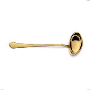 Domus Gold Ladle, 18/10 Stainless Steel, Length 290 mm Thickness 3 mm PVD Gold Treatment