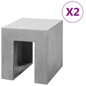 Concrete Stools 2 pcs 35x40x40 cm