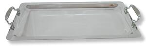 Rectangular 18/10 Stainless Steel Tray with Handles 36 cm LORY Line