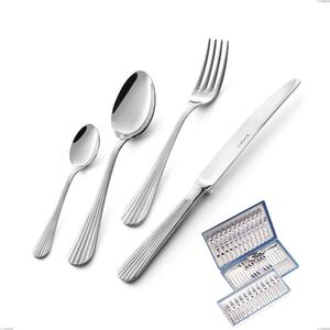 Eden 75 Piece Cutlery Set in Gift Case, Stainless Steel 18.10 (AISI304), 3.0 mm Thickness