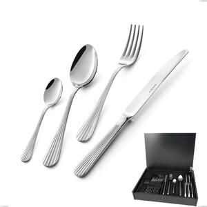 Eden 24-piece cutlery set in wooden case, stainless steel 18.10 (AISI304), 3.0 mm thickness