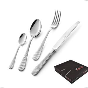 Eden 49 Piece Cutlery Set in Gift Box, Stainless Steel 18.10 (AISI304), 3.0 mm Thickness