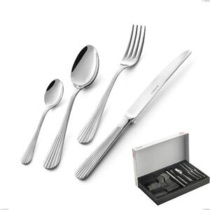 Eden 30-piece Cutlery Set in Panoramic Packaging, Stainless Steel 18.10 (AISI304), 3.0 mm Thickness