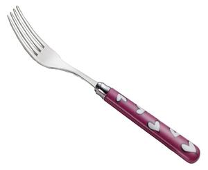 EROS Table Fork in 18.10 AISI304 Stainless Steel with Dishwasher Safe Nylon Handle