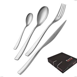 ETOILE Cutlery Set 49 Pieces Stainless Steel 18.10 Mirror Polished 4 mm Thickness in Gift Box EME