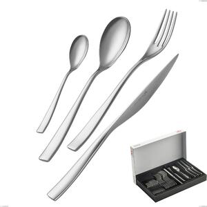 Etoile Inox 30-Piece Cutlery Set in Panoramic Packaging, 18/10 (AISI304), 4 mm Thickness, Polished Mirror Finish Stainless Steel