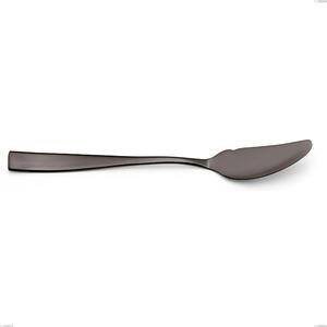 EtoIle PVD Black Fish Knife, Polished 18/10 Stainless Steel, 4 mm Thickness, 190 mm Length, PVD Black