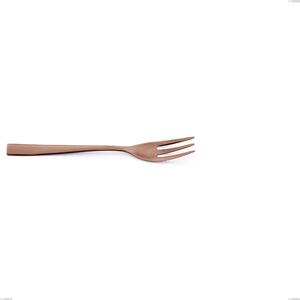 Etoile PVD Chocolate Dessert Fork, Polished 18/10 Stainless Steel, 4 mm Thickness, 162 mm Length, PVD Chocolate