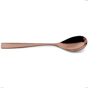 Etoile PVD Chocolate Serving Spoon, Polished 18/10 Stainless Steel, 4 mm Thickness, 260 mm Length, PVD Chocolate