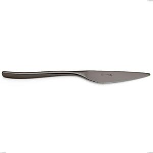 EtoIle PVD Black Table Knife, Polished 18/10 Stainless Steel, 4 mm Thickness, 235 mm Length, PVD Black