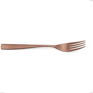 Etoile PVD Chocolate Serving Fork, Polished 18/10 Stainless Steel, 4 mm Thickness, 260 mm Length, PVD Chocolate