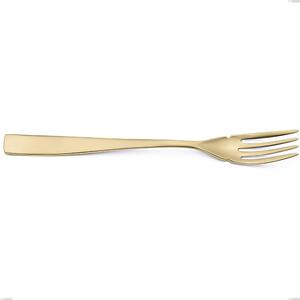 Etoile PVD Sandblasted Champagne Fish Fork, Sandblasted 18/10 Stainless Steel, 4 mm Thickness, 190 mm Length, Champagne PVD