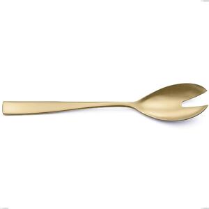 Etoile PVD Sandblasted Champagne Salad Cutlery, 18/10 Brushed Steel, 4 mm Thickness, 260 mm Length, Champagne PVD