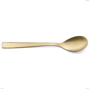 Etoile PVD Sandblasted Champagne Coffee Spoon, Sandblasted 18/10 Stainless Steel, 4 mm Thickness, 147 mm Length, Champagne PVD