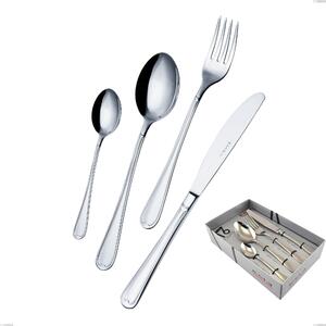 Euro 16-piece cutlery set in showcase box, economical knife, 18/10 (AISI304), 2.00 mm thickness