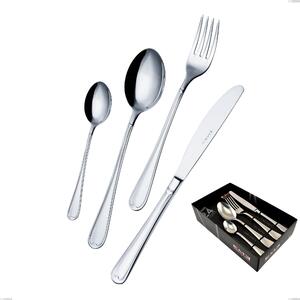 Euro 24 Piece Cutlery Set in Showcase Packaging, 18/10 (AISI304), 2.00 mm Thickness