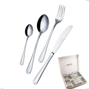 24 Piece Euro Cutlery Set in Gift Box, Economical Knife, 18/10 (AISI304), 2.00 mm Thickness