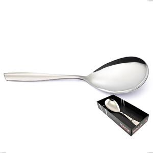 Eleven Serving Spoon in Showcase Packaging, (18.10 AISI304 Stainless Steel), 2.5 mm Thickness, Mirror Polish Finish