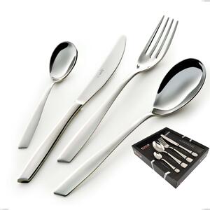 ELEVEN Cutlery Set 24 Pieces Stainless Steel 18.10 AISI304 2.5 mm in Showcase Packaging