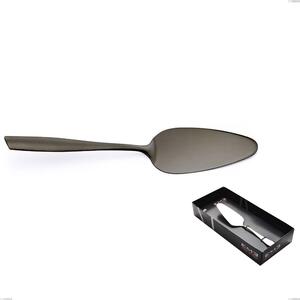 Eleven PVD Black Cake Server in Display Box, Stainless Steel 18.10, 2.5 mm Thickness