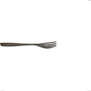 Stainless Steel 18/10 PVD Black Eleven Fish Fork, Length 191 mm, Thickness 2.5 mm, Black