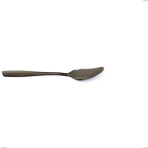 Stainless Steel 18/10 PVD Black Eleven Fish Knife 204 mm Length 2.5 mm Thickness Black