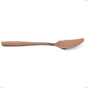 ELeven PVD Chocolate Fish Knife, Polished 18/10 Stainless Steel, 2.5 mm Thickness, 204 mm Length, PVD Chocolate