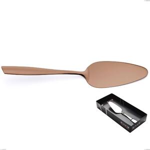 ELeven PVD Chocolate Cake Server in Display Box, Polished 18/10 Stainless Steel, 2.5 mm Thickness, PVD Chocolate