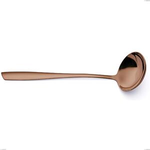 ELeven PVD Chocolate Ladle, Polished 18/10 Stainless Steel, 2.5 mm Thickness, 302 mm Length, PVD Chocolate
