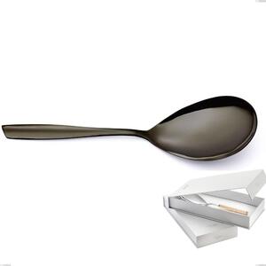 Eleven PVD Black Cutlery with Book-style Packaging, Stainless Steel 18.10, 2.5 mm Thickness