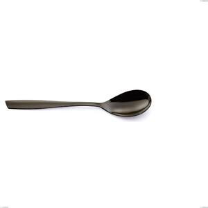 Eleven PVD Black Table Spoon Stainless Steel 18/10 PVD Black Eleven length 220 mm thickness 2.5 mm black