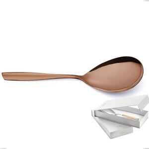 ELeven PVD Chocolate Cutlery with Book-Type Packaging, Polished 18/10 Stainless Steel, 2.5 mm Thickness, PVD Chocolate