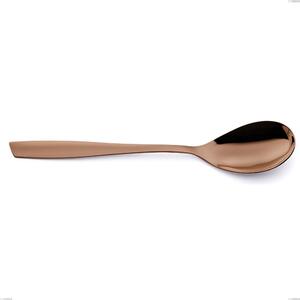 ELeven PVD Chocolate Table Spoon, Polished 18/10 Stainless Steel, 2.5 mm Thickness, 220 mm Length, PVD Chocolate
