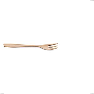 Polished Burnished Eleven Rose Dessert Fork, Stainless Steel 18-10, AISI 304 Polished Burnished, thickness 2.5 mm, length 154 mm