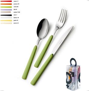You&Me Fast 24-Piece Cutlery Set, Stainless Steel 18.c