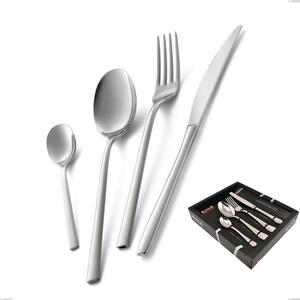 24-Piece FASHION Cutlery Set, Stainless Steel 18.10, Mirror Polished 3 mm, in Showcase Gift Box