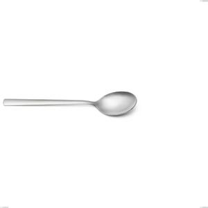 Fashion Sandblasted Table Spoon, 18/10 (AISI304), 3 mm Thickness, 210 mm Length, Satin Stainless Steel