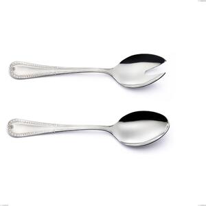 Firenze Salad Cutlery Pair, Stainless Steel 18.10 (Aisi304), Thickness 2.5 mm, Length 233 mm Polished Stainless Steel