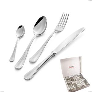 Firenze 24 Piece Cutlery Set in Box, Stainless Steel 18.10 (Aisi304), 2.5 mm Thickness