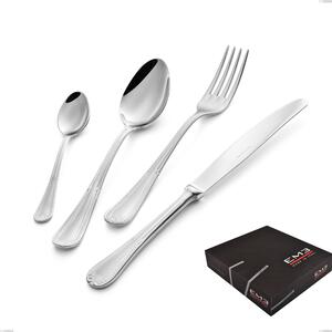 Firenze 49-piece cutlery set in gift packaging, Stainless Steel 18.10 (Aisi304), 2.5 mm thickness