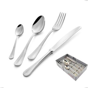 Firenze 16 Piece Cutlery Set in Showcase Packaging, Stainless Steel 18.10 (Aisi304), 2.5 mm Thickness