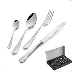 Firenze 30-piece cutlery set in panoramic packaging, Stainless Steel 18.10 (Aisi304), 2.5 mm thickness