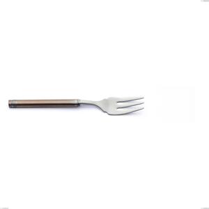 Fuoco Fish Fork, Stainless Steel 18.10 (AISI304), Length 181 mm, Handle in Sandblasted and Burnished Steel Tube