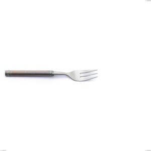 Dessert Fork Fuoco, Stainless Steel 18.10 (AISI304), Length 170 mm, Handle in Sandblasted and Burnished Steel Tube
