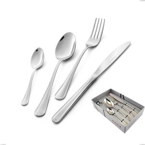 Galles 16-piece cutlery set in display box, economical knife, Stainless steel 18/10 (aisi 304), thickness 2.00 mm