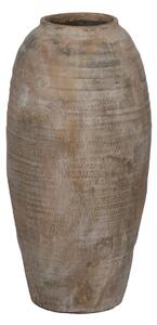 Vase Grey Ceramic 27 x 27 x 57,5 cm