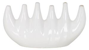 Vase White Ceramic 47 x 16 x 25 cm